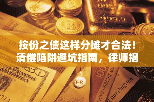 北京按份之债这样分摊才合法！清偿陷阱避坑指南，律师揭秘关键条款