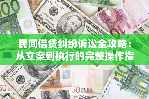 北京民间借贷纠纷诉讼全攻略：从立案到执行的完整操作指南