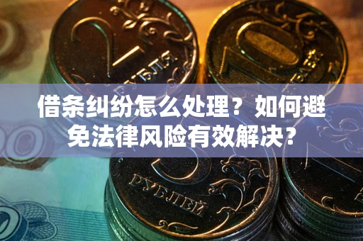 北京借条纠纷怎么处理？如何避免法律风险有效解决？