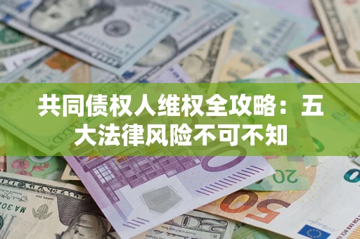北京共同债权人维权全攻略：五大法律风险不可不知