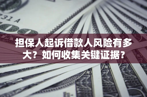北京担保人起诉借款人风险有多大？如何收集关键证据？