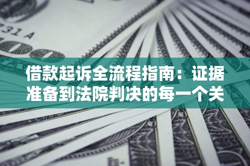 北京借款起诉全流程指南：证据准备到法院判决的每一个关键步骤