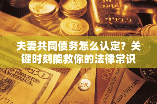北京夫妻共同债务怎么认定？关键时刻能救你的法律常识