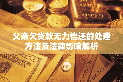北京父亲欠贷款无力偿还的处理方法及法律影响解析