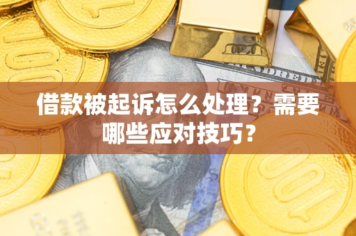北京借款被起诉怎么处理？需要哪些应对技巧？