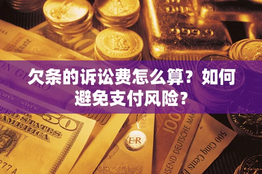北京欠条的诉讼费怎么算？如何避免支付风险？